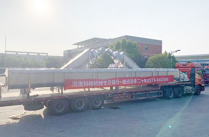 U600全不锈钢无轴螺旋输送机发货现场